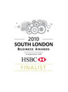 South London Business Awards 2010 Finalist Badge